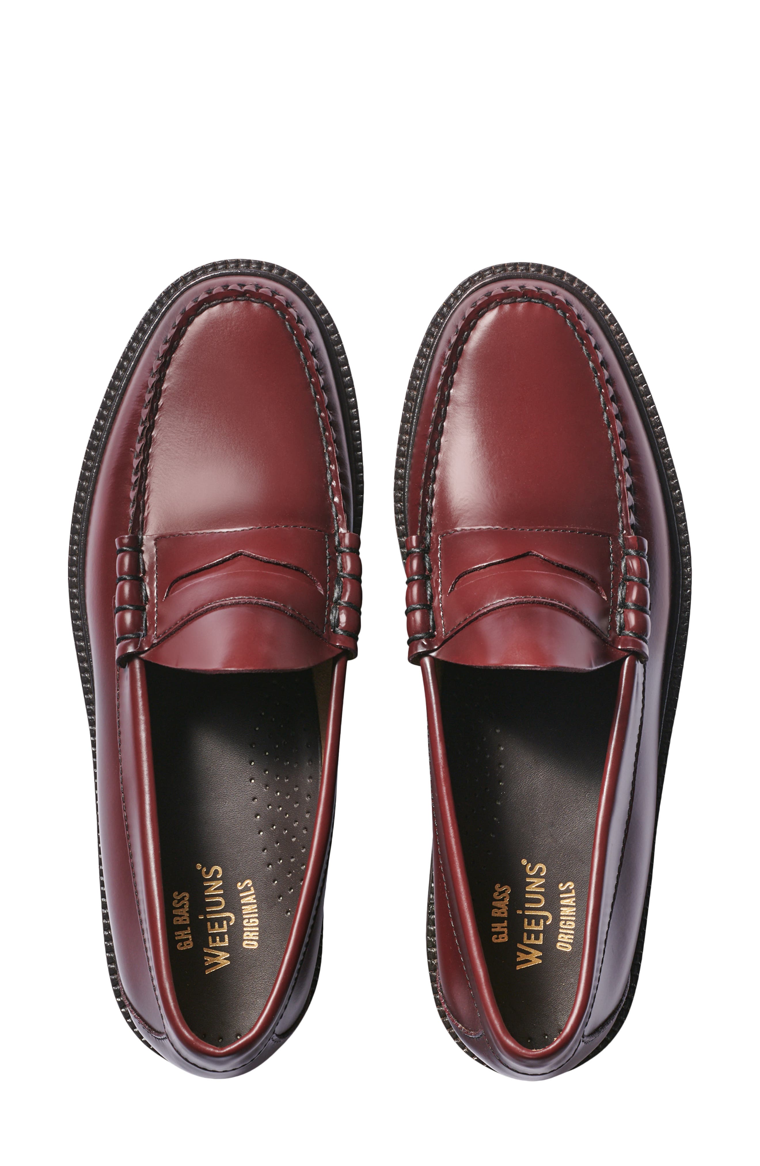 G.H.BASS Larson Lug Loafer, Alternate, color, Wine