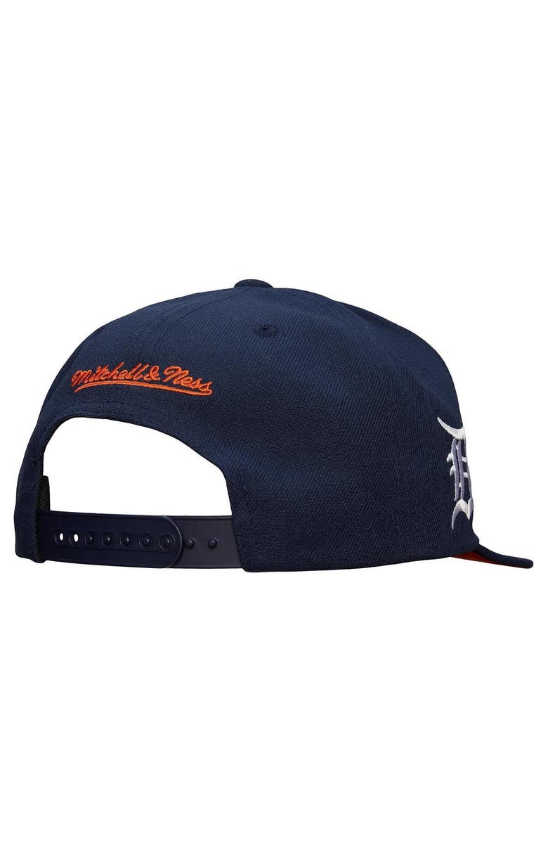 Mitchell & Ness Men's Mitchell & Ness Navy Detroit Tigers Team Tagged Snapback Hat, Alternate, color, Navy