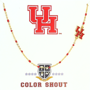 Color Shout University of Houston Side Necklace