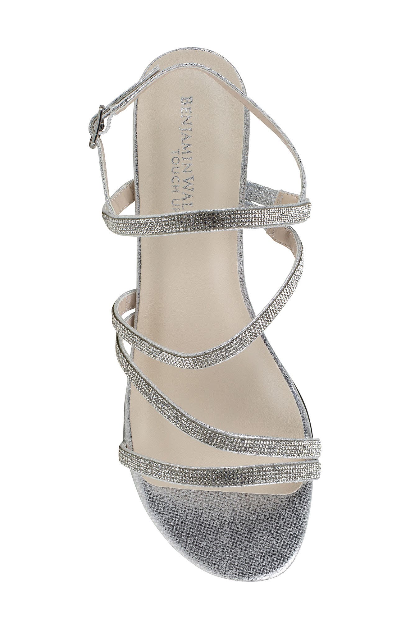 Touch Ups Jodi Slingback Wedge Sandal, Alternate, color, Silver