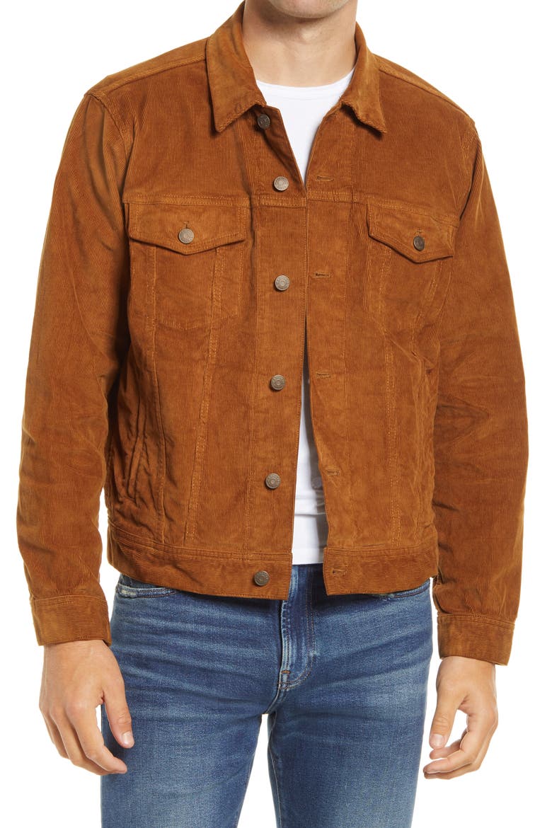 Classic Jean Jacket Corduroy Edition, Main, color, DRIED ACORN
