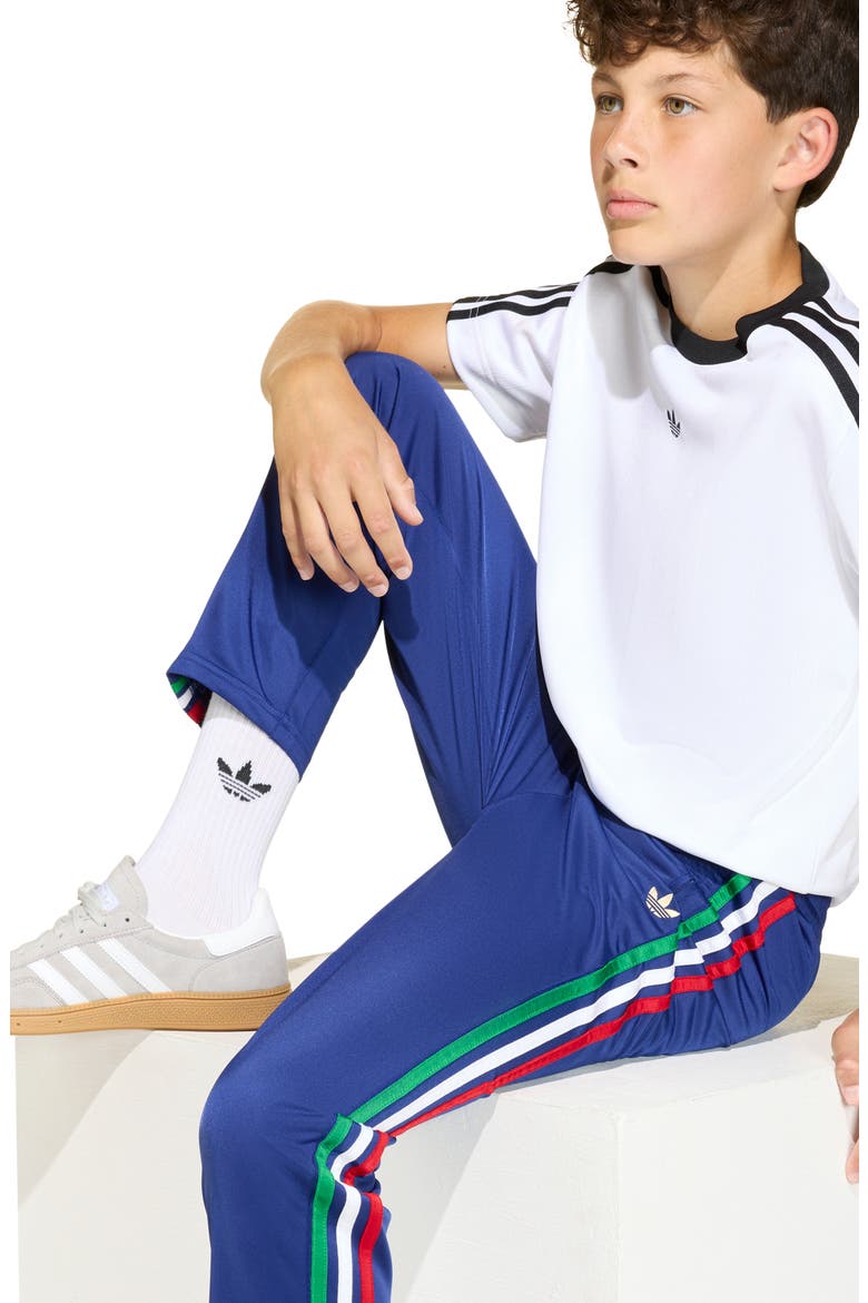 Kids' Firebird Recycled Polyester Track Pants, Alternate, color, VICTORY BLUE/ LIGHT GOLD