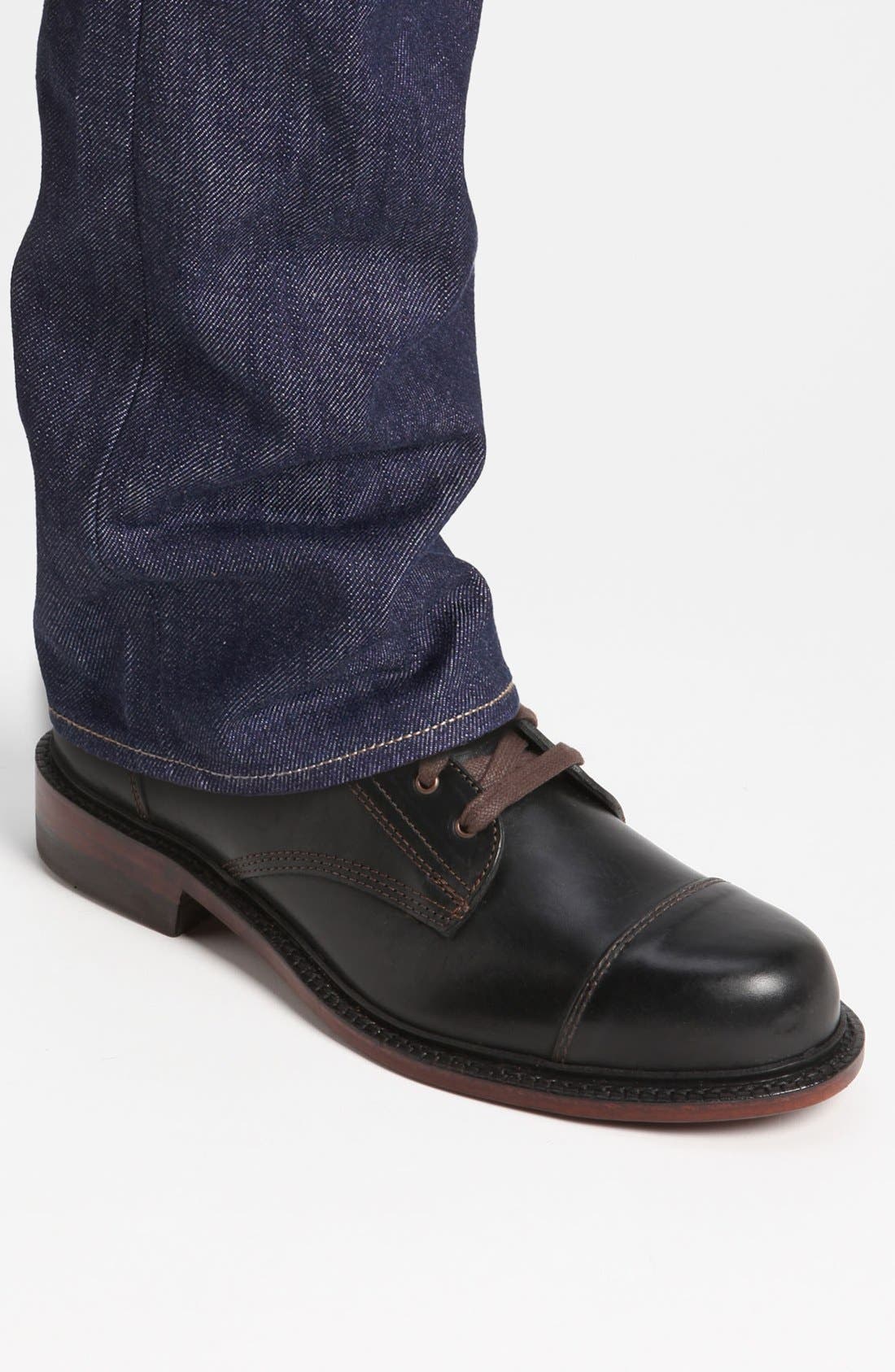 '1000 Mile - Krause' Cap Toe Boot, Alternate, color, BLACK