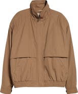 Saint Laurent Raglan Sleeve Cotton Canvas Jacket