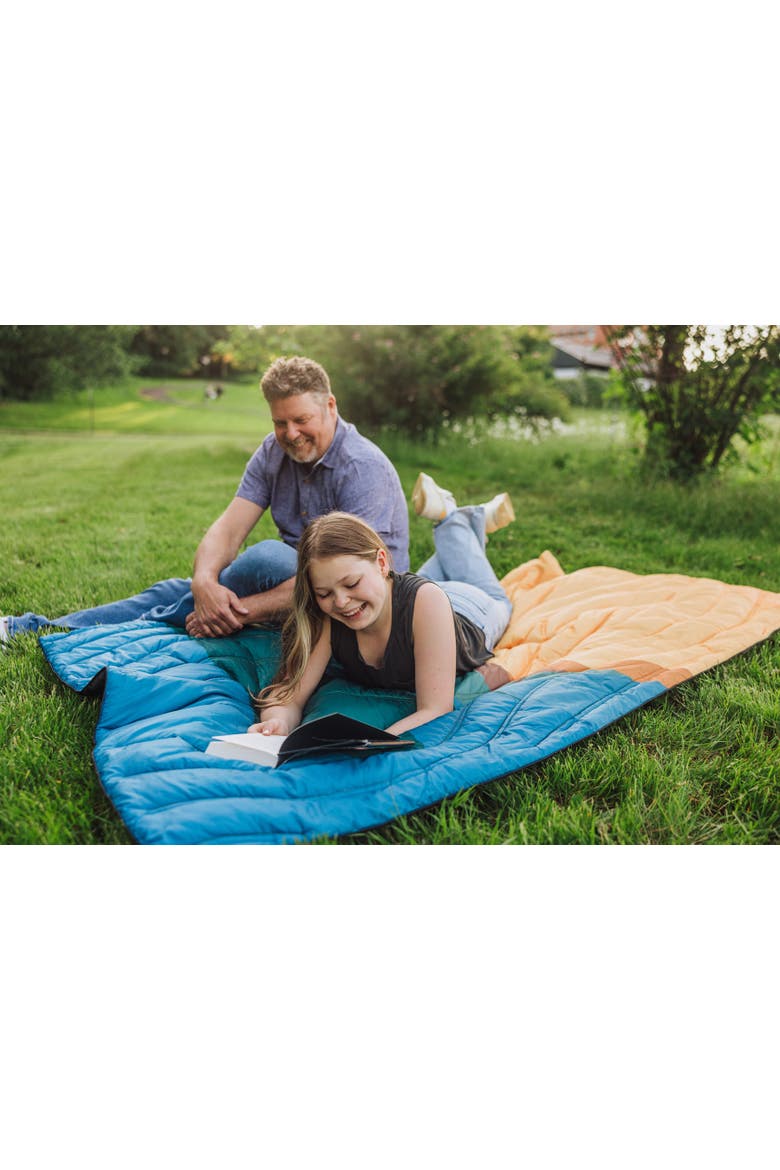 Aura Outdoor Puffer Blanket, Alternate, color, Sunrise Mountain