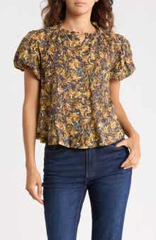 Floral Puff Sleeve Shirt