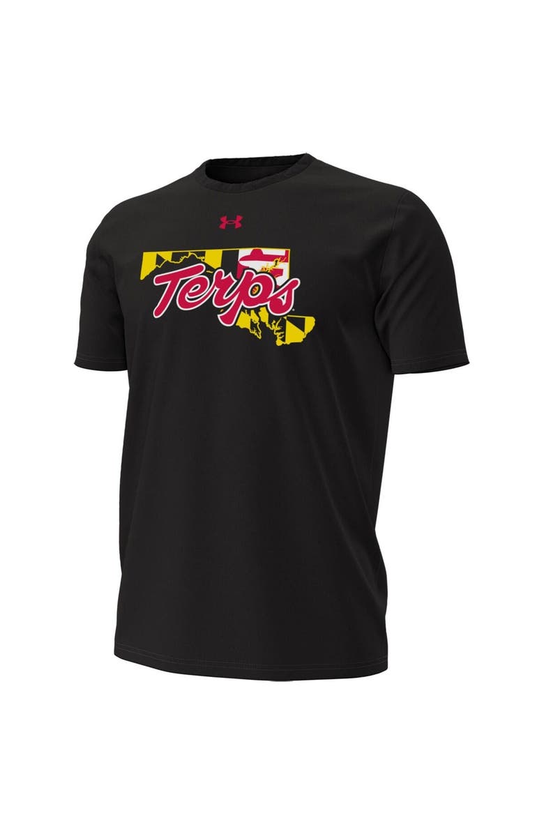 Under Armour Men's Under Armour  Black Maryland Terrapins Maryland Pride Script T-Shirt, Alternate, color, 