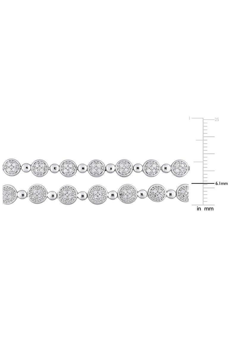 Diamond Tennis Necklace & Bracelet Set - 1.5ct., Alternate, color, WHITE