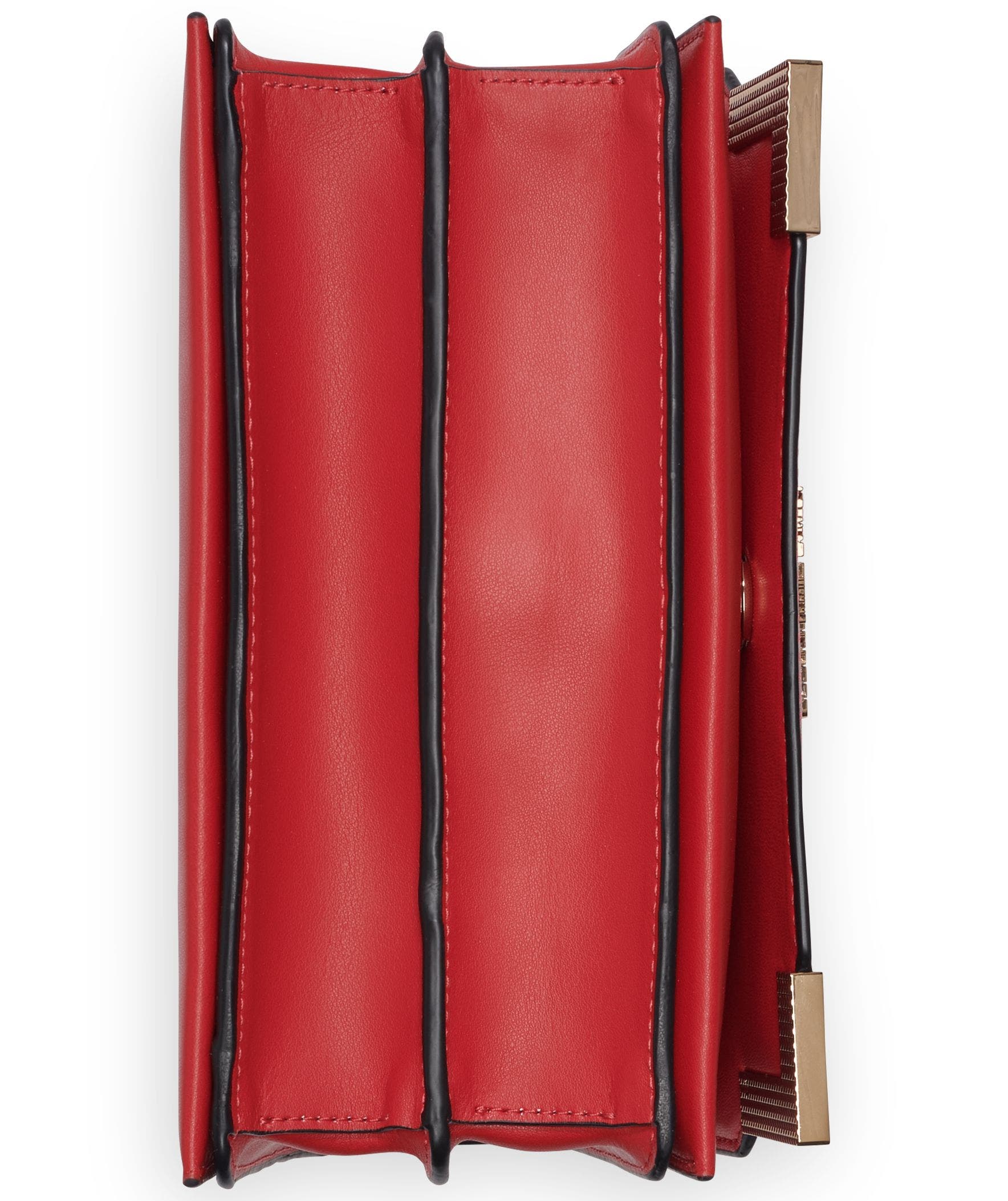 KARL LAGERFELD PARIS Camille Shoulder Bag with Pins, Alternate, color, Admiral Red