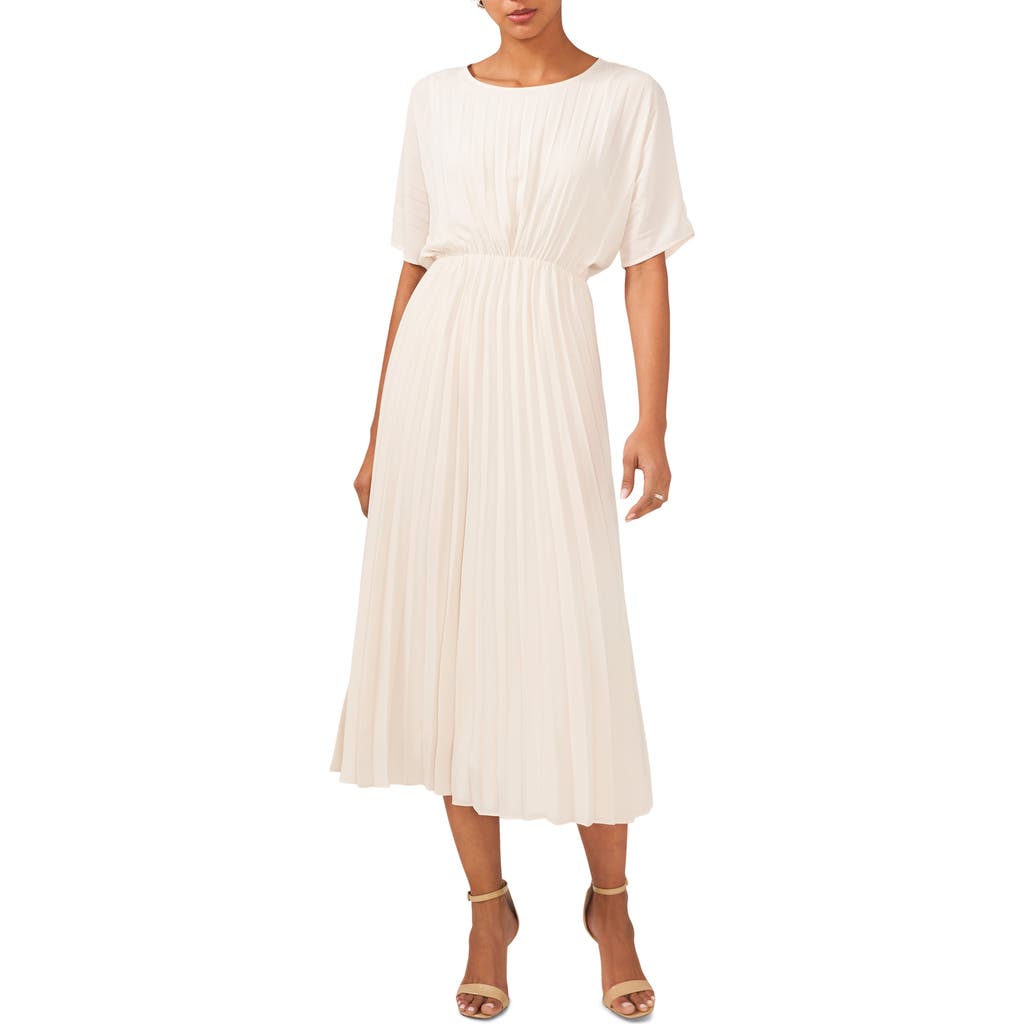 Halogen Pleated Midi Dress