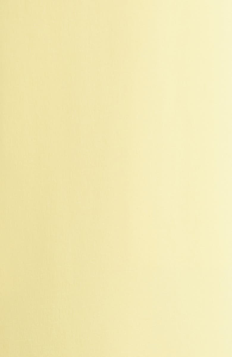 Oscar de la Renta Draped Stretch Cady Column Gown, Alternate, color, Butter