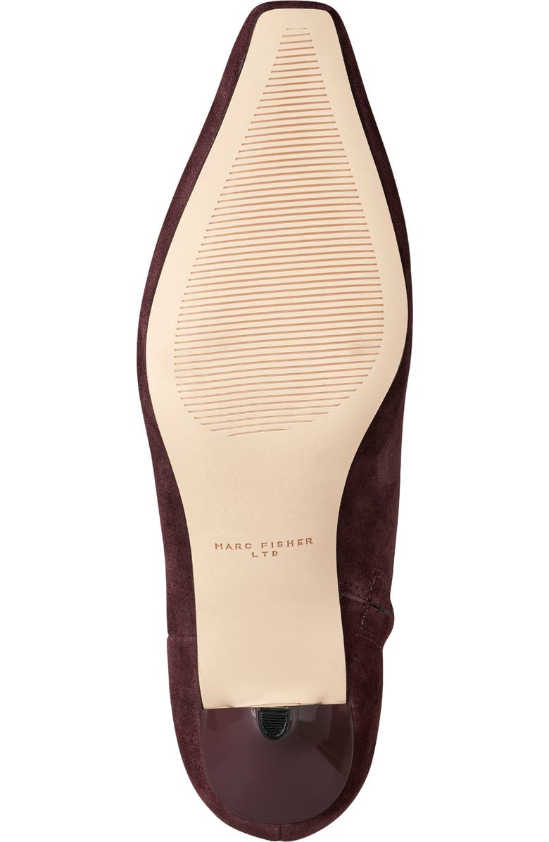 Marc Fisher LTD Kiona Kitten Heel Bootie, Alternate, color, Dark Red