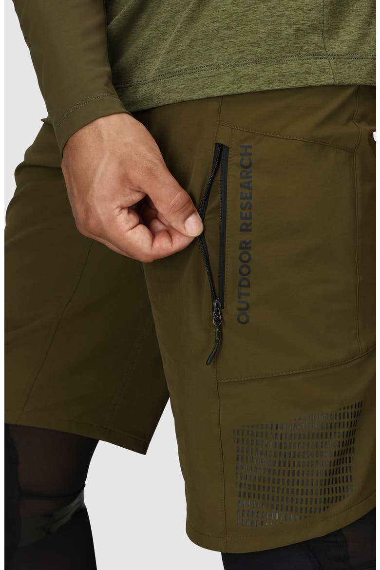 Freewheel MTB Ride Shorts, Alternate, color, DARK OLIVE