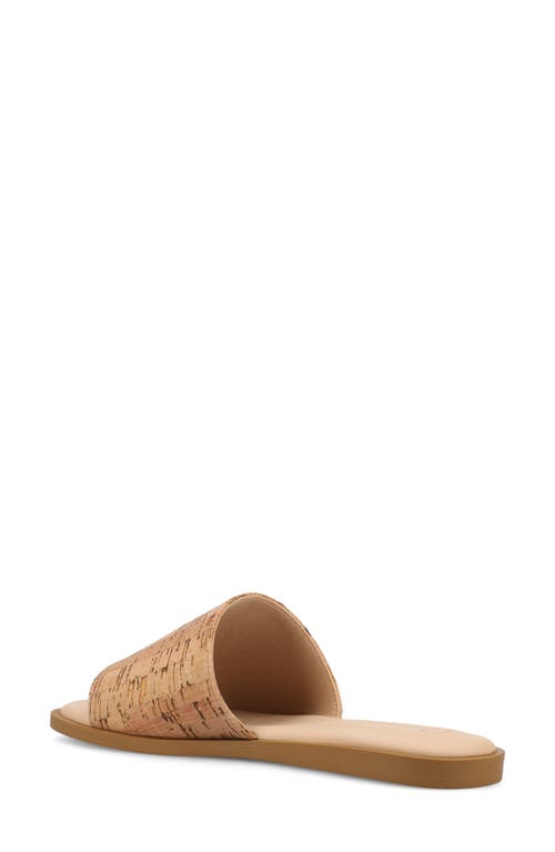 Journee Collection Prisilla Slide Sandal In Cork