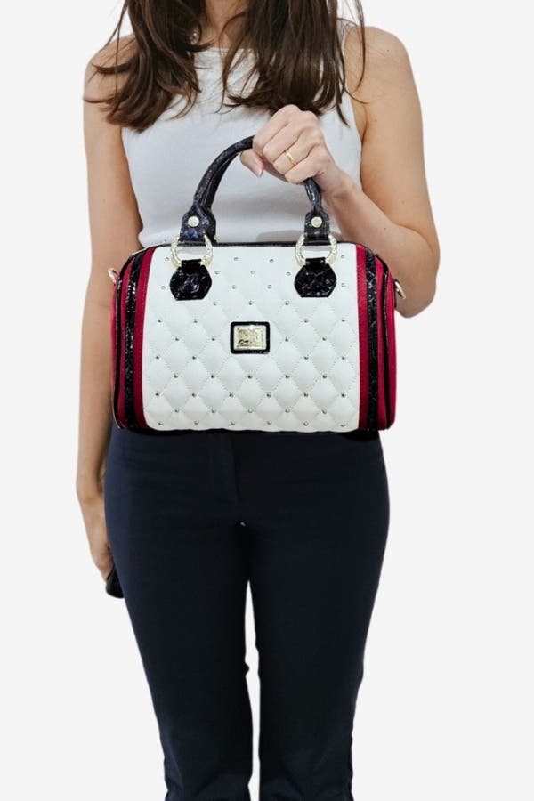 Craft Handbag 569, Alternate, color, Navy / Red