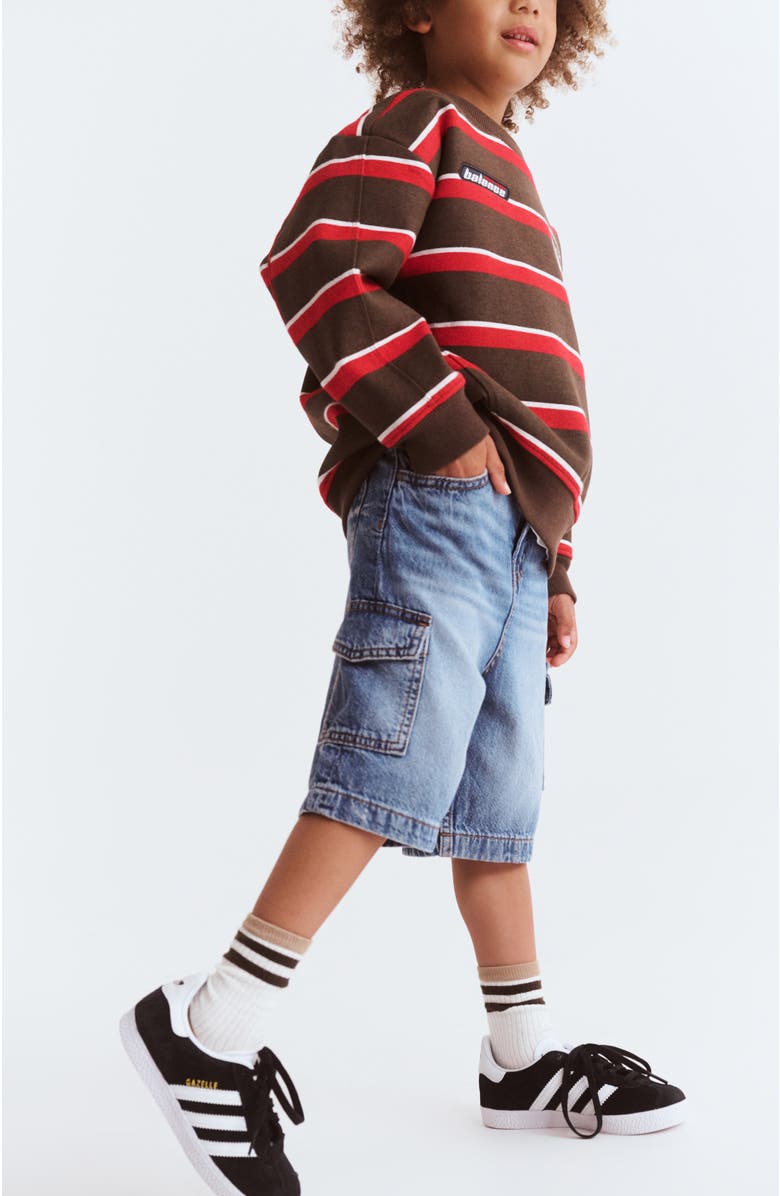 Cotton On Kids Kid's Super Baggy Short, Alternate, color, Blue Haven Mid Blue Cargo