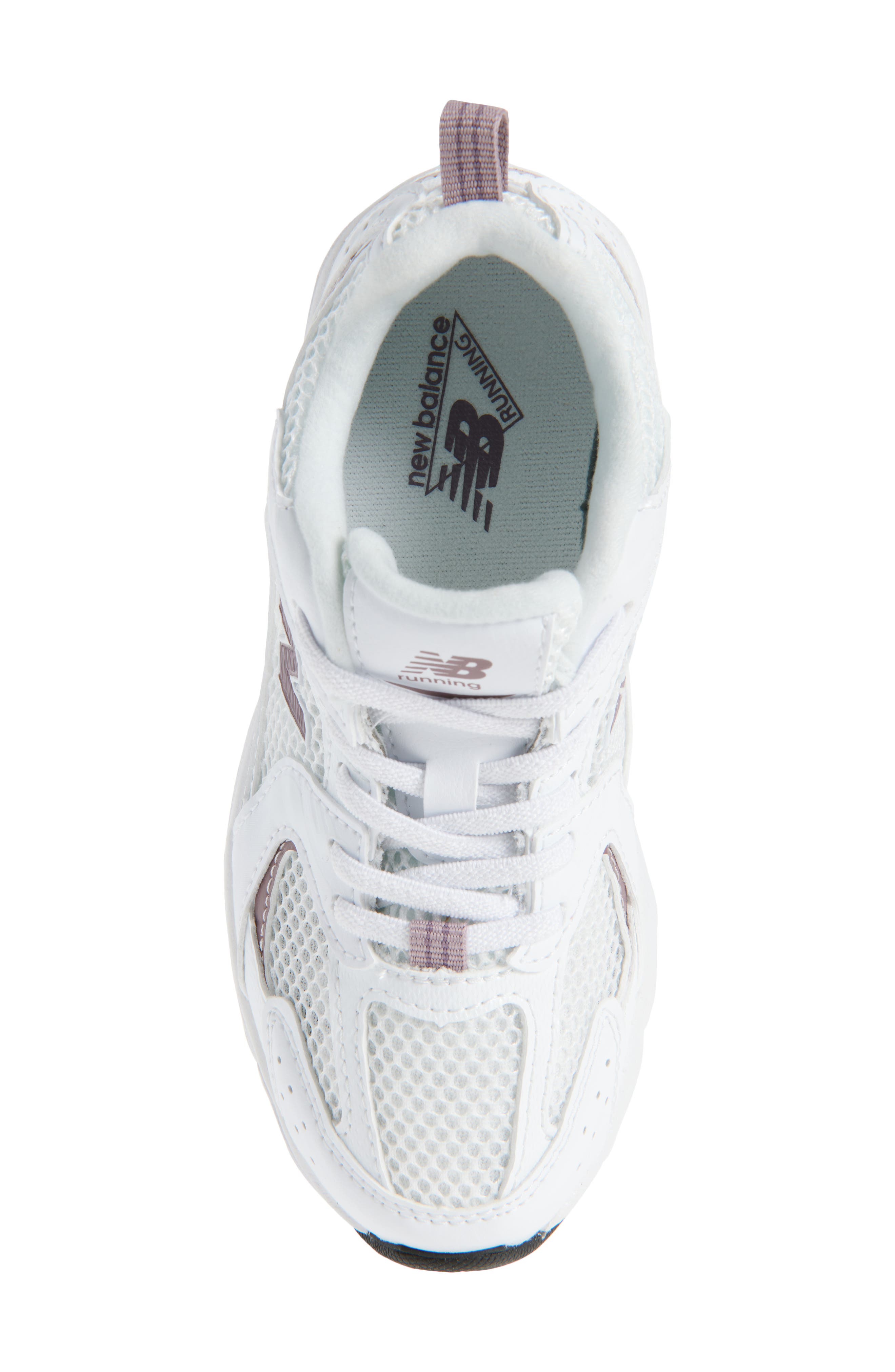 New Balance 530 Sneaker, Alternate, color, White/ Dark Ice Wine
