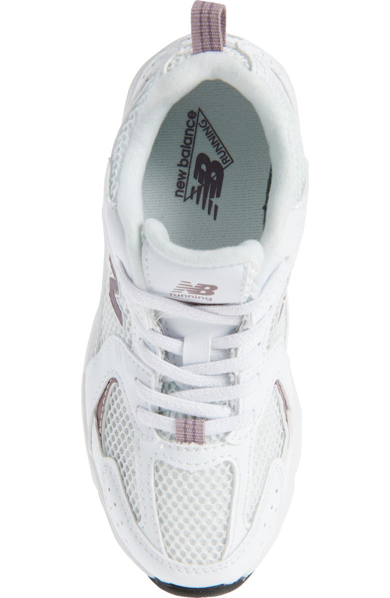New Balance 530 Sneaker, Alternate, color, White/ Dark Ice Wine