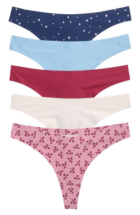 Assorted 5-Pack Thongs