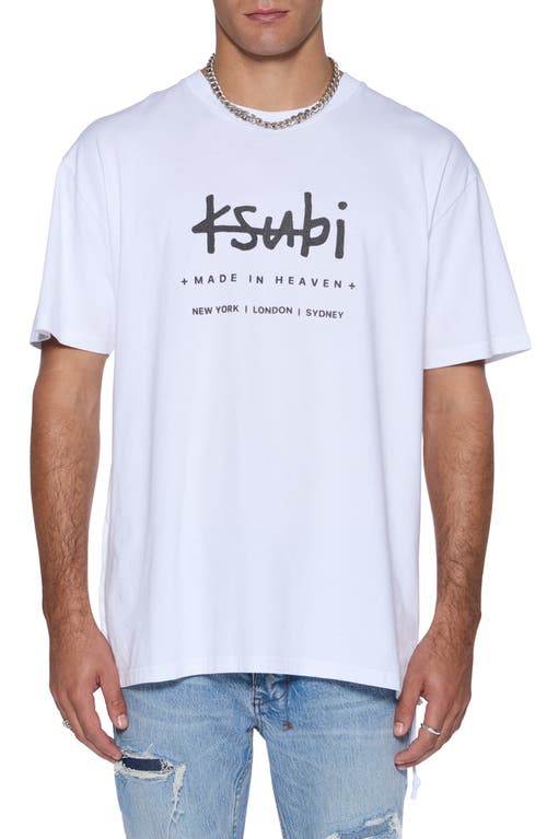 Ksubi Plated Biggie Graphic T-shirt In White