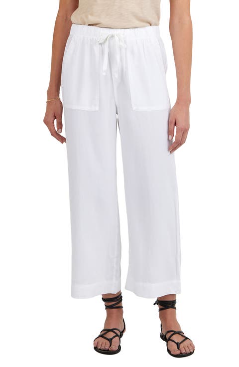 Easy Pocket Crop Wide Leg Pants