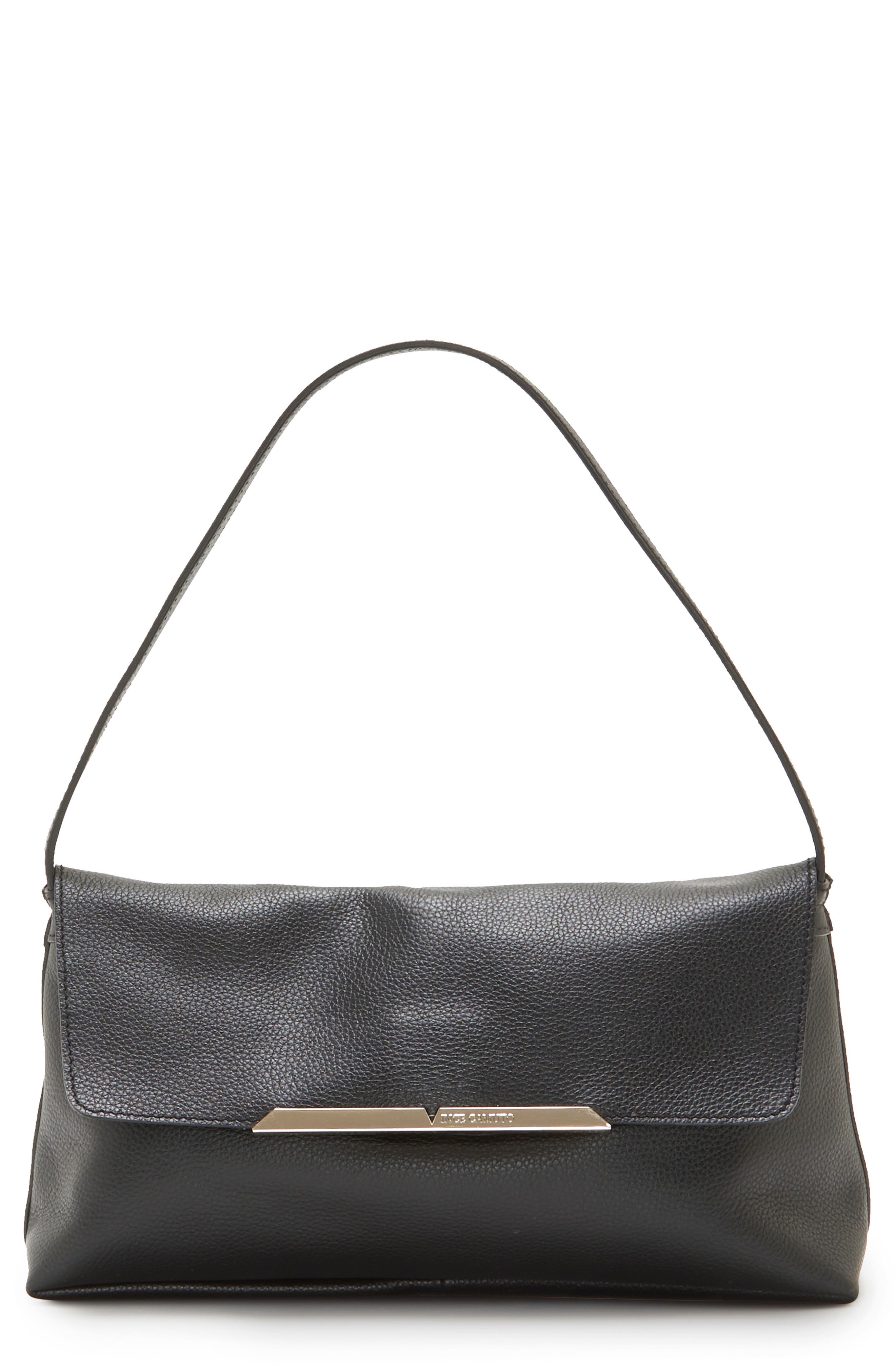 Vince Camuto Elita Leather Clutch, Main, color, 