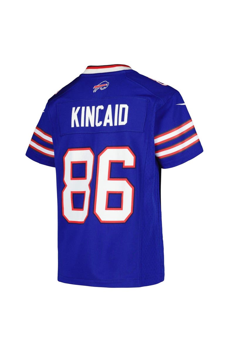 Nike Youth Nike Dalton Kincaid Royal Buffalo Bills Game Jersey, Alternate, color,