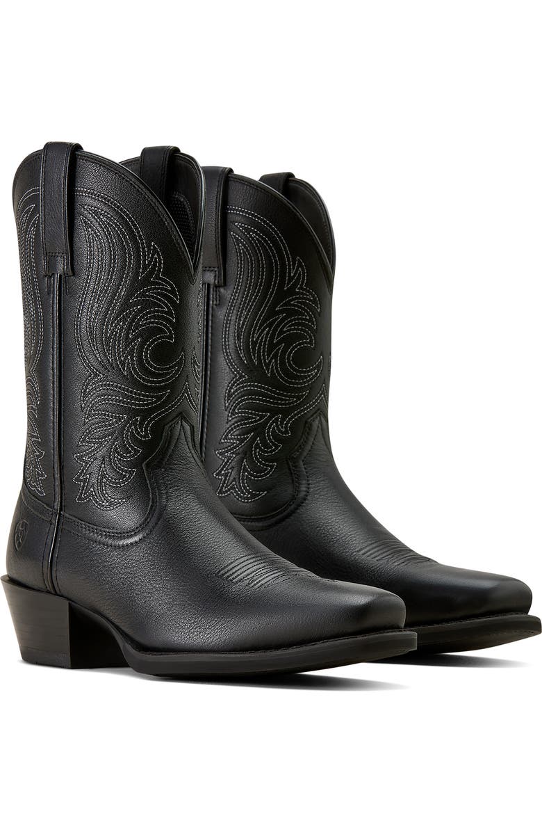 Ariat Sport Lawman Square Toe Cowboy Boot, Alternate, color, Black