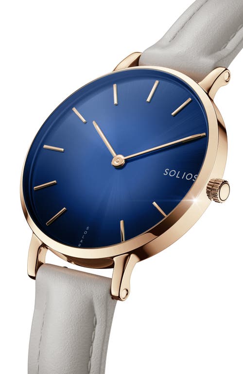 Solios Watches The Solar Mini | Blue Dial