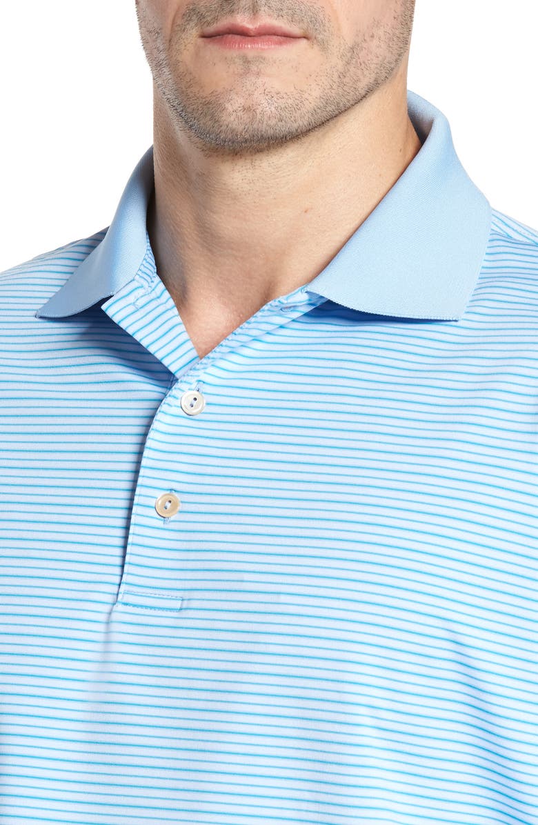 Peter Millar Creto Stripe Jersey Polo, Alternate, color,