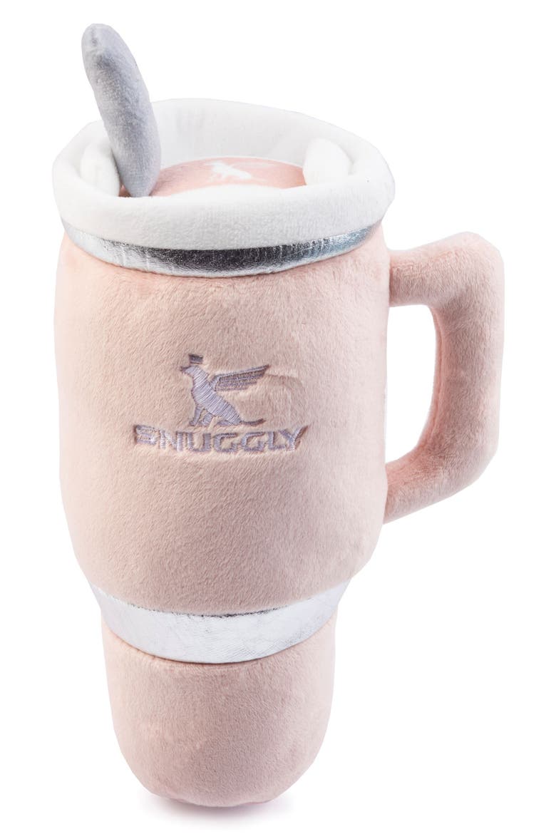 Snuggly Cup Dog Toy, Main, color, PINK