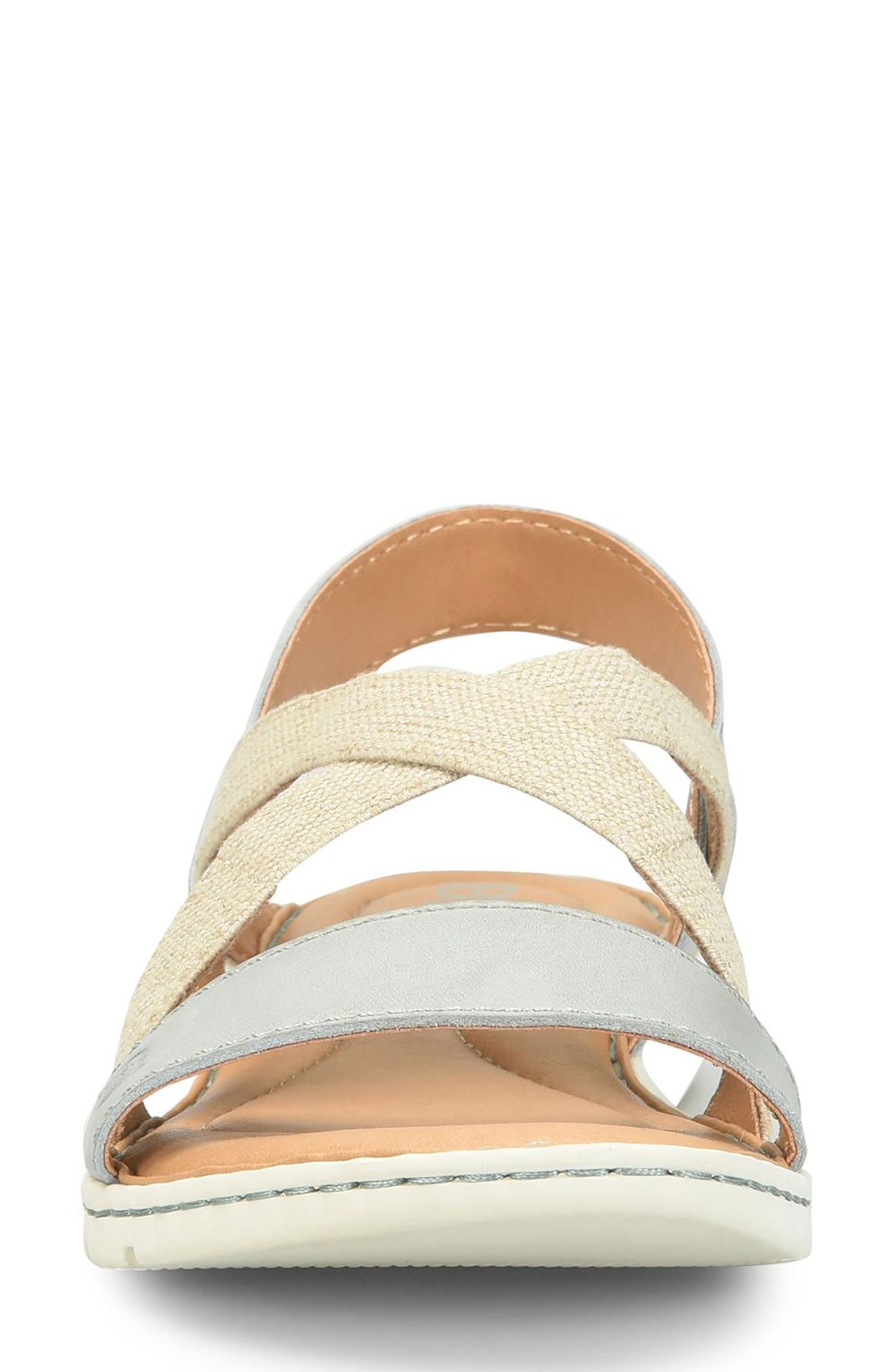 Barbe Strappy Sandal, Alternate, color, BLUE COMBO