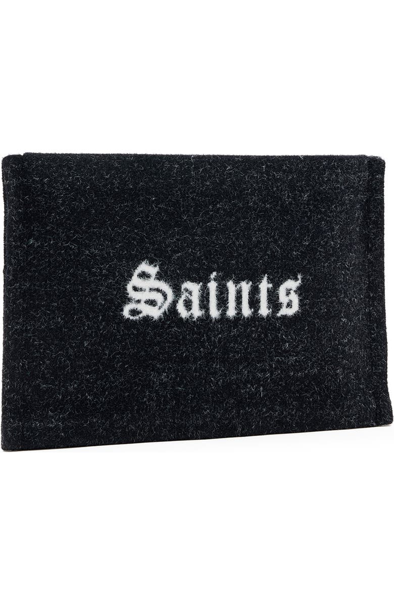 AllSaints Izzy Sinners Recycled Polyester Clutch, Alternate, color, Black