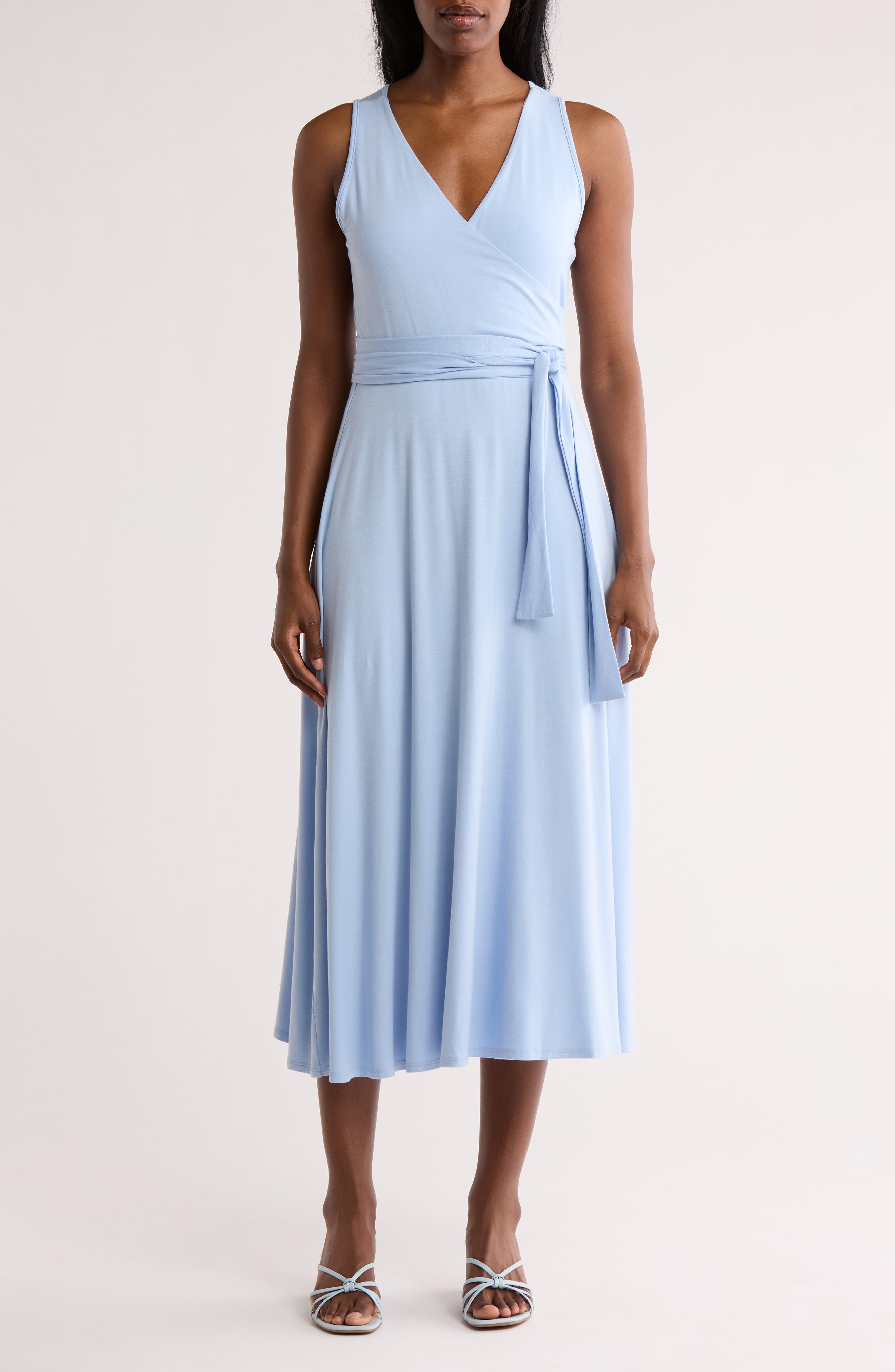 Loveappella Wrap Midi Dress