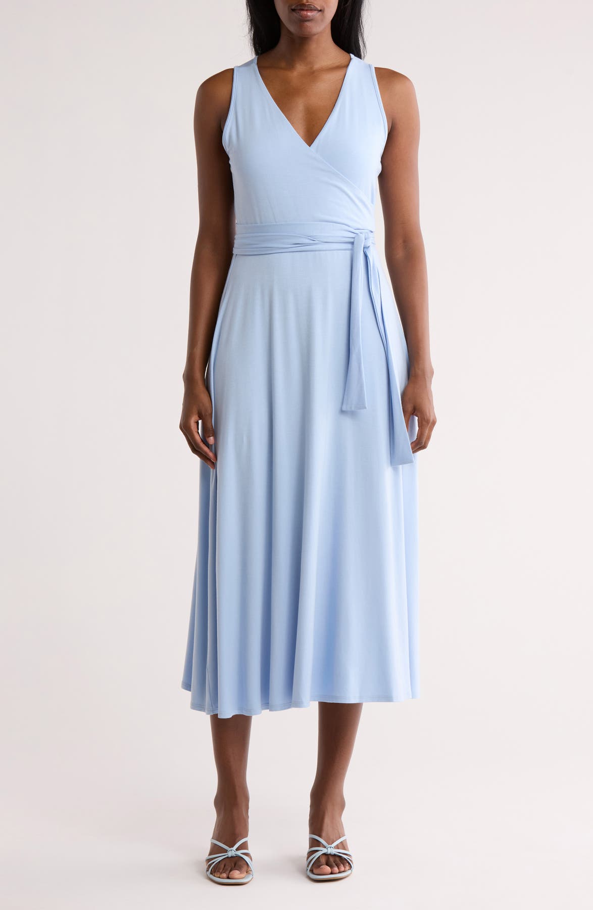 Loveappella Wrap Midi Dress