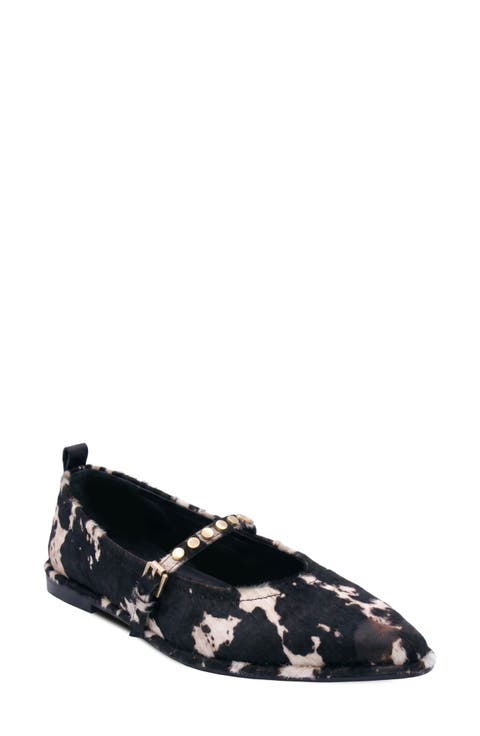 Bella Studded Mary Jane Flat (Women)