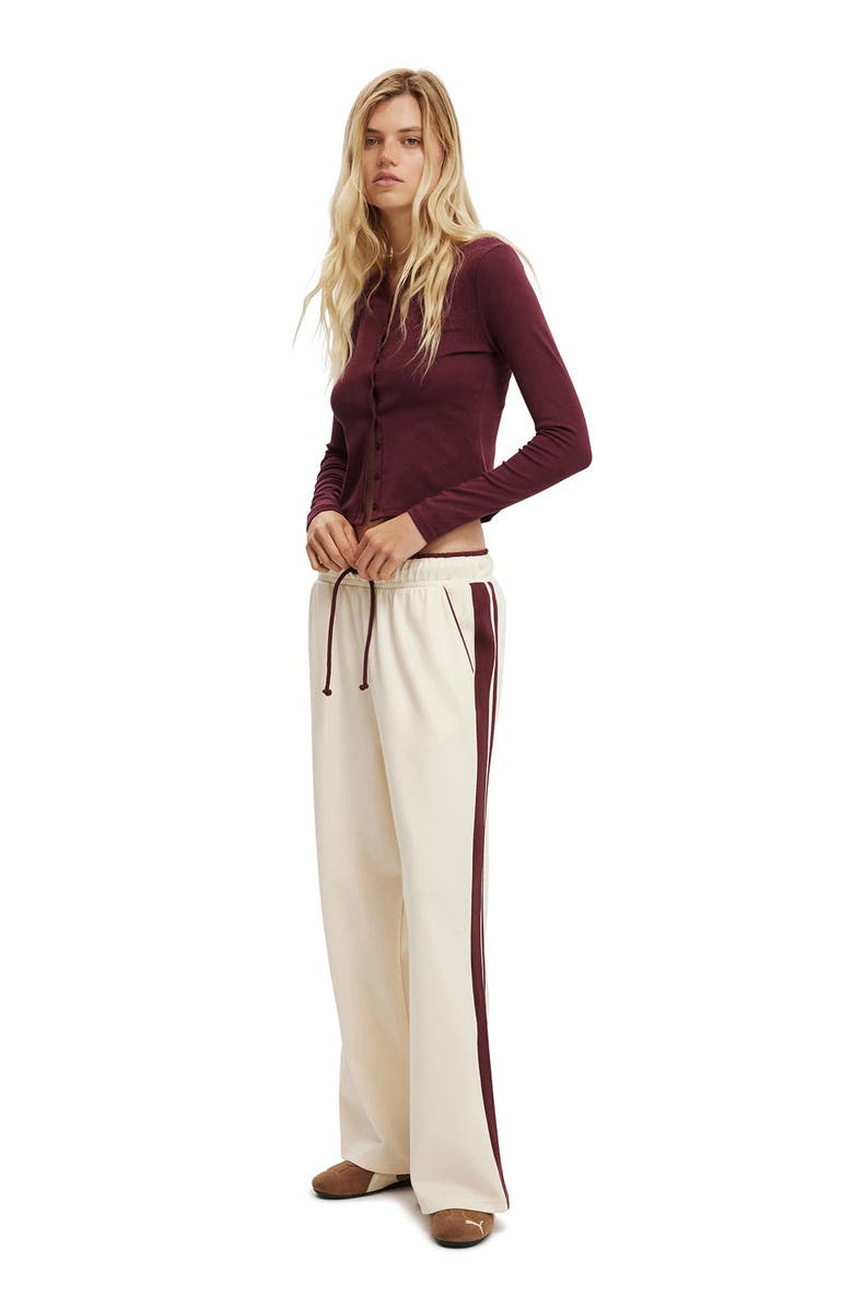 Cotton On Women's Contrast Wide Leg Sweatpant, Alternate, color, 
