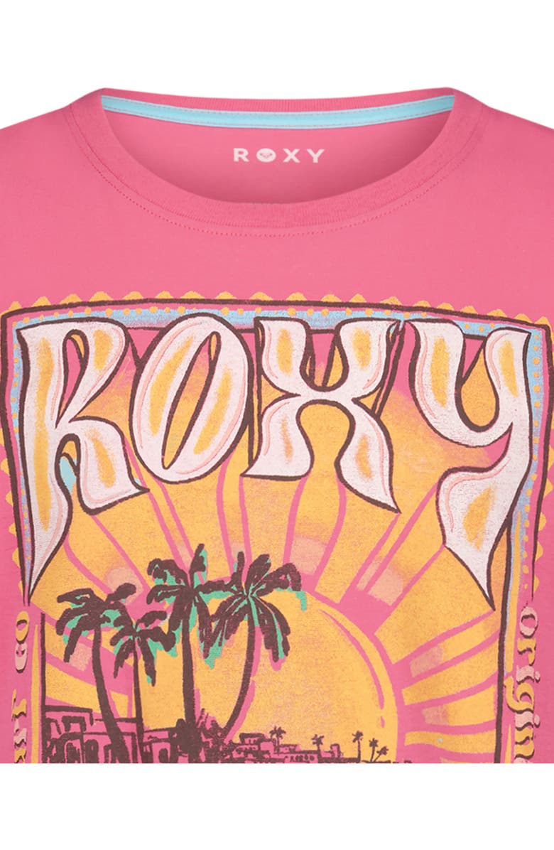Roxy Kids' Horizon Oversize Cotton Graphic T-Shirt, Alternate, color, Pink Breeze