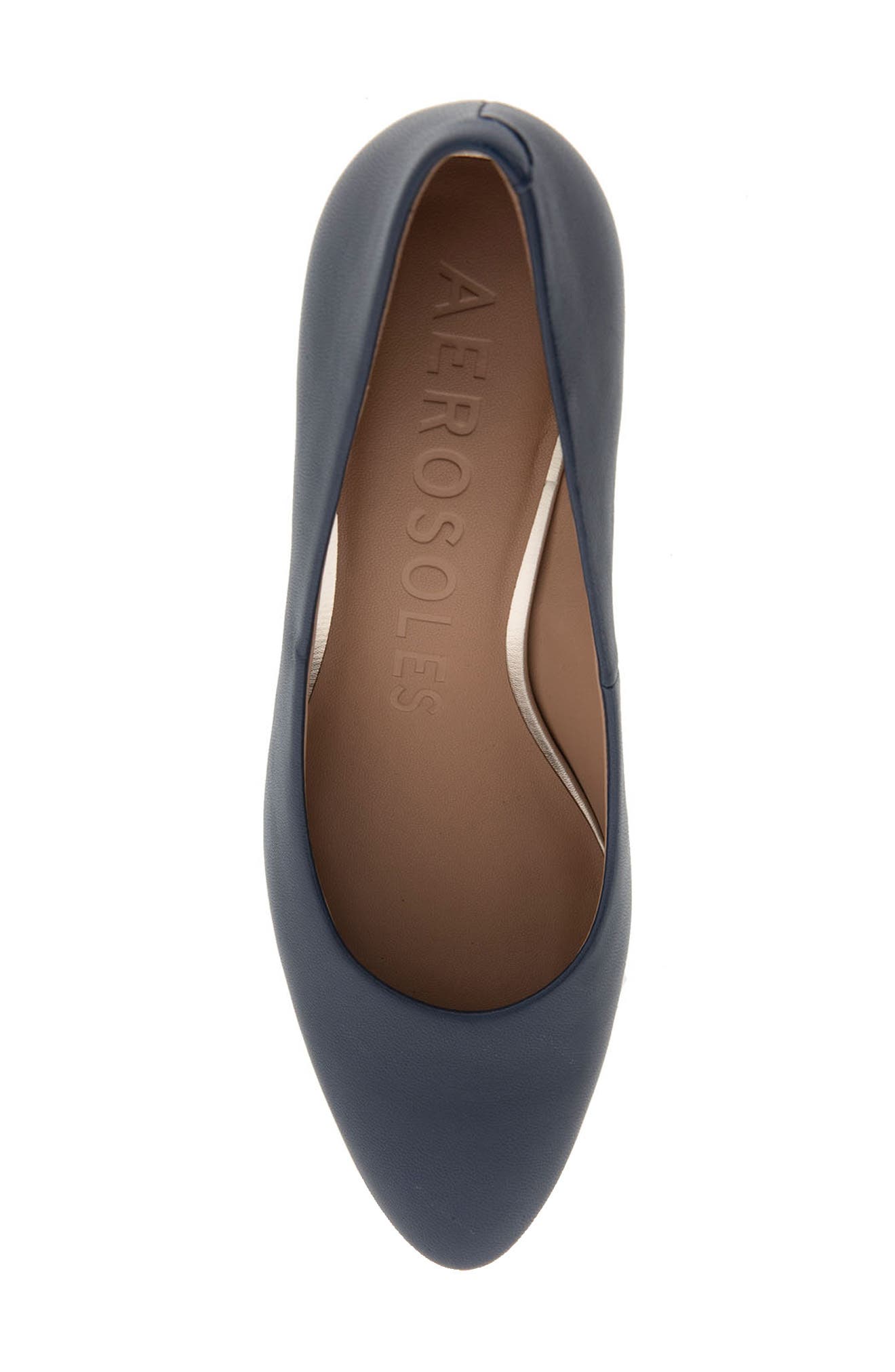 Betsy Pump, Alternate, color, NAVY LEATHER