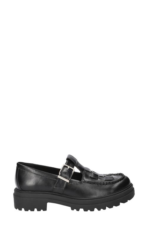 Bella Vita Makell Lug Sole Loafer In Black