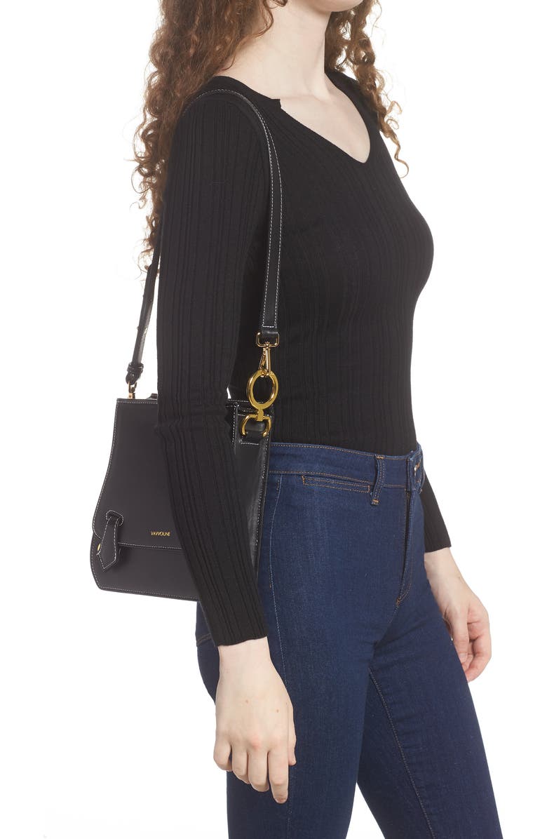Vavvoune Riya Leather Shoulder Bag, Alternate, color,