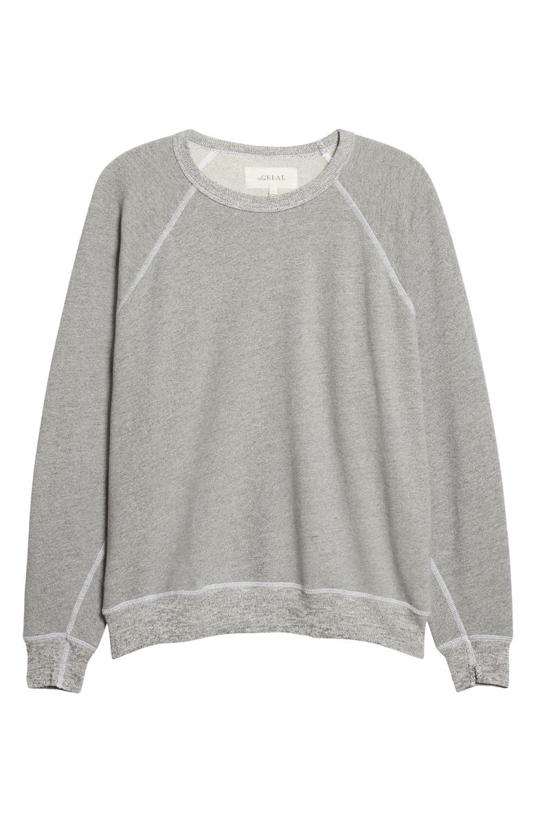 THE GREAT. Women's The College Sweatshirt, Alternate, color, 