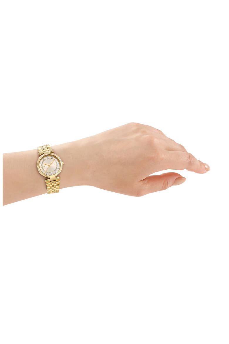 Essential Glitz Bracelet Watch, 30mm, Alternate, color, CHAMPAGNE