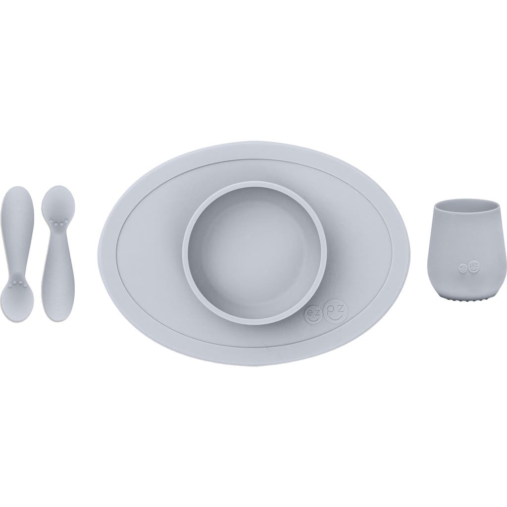 ezpz First Foods Set in Pewter  product