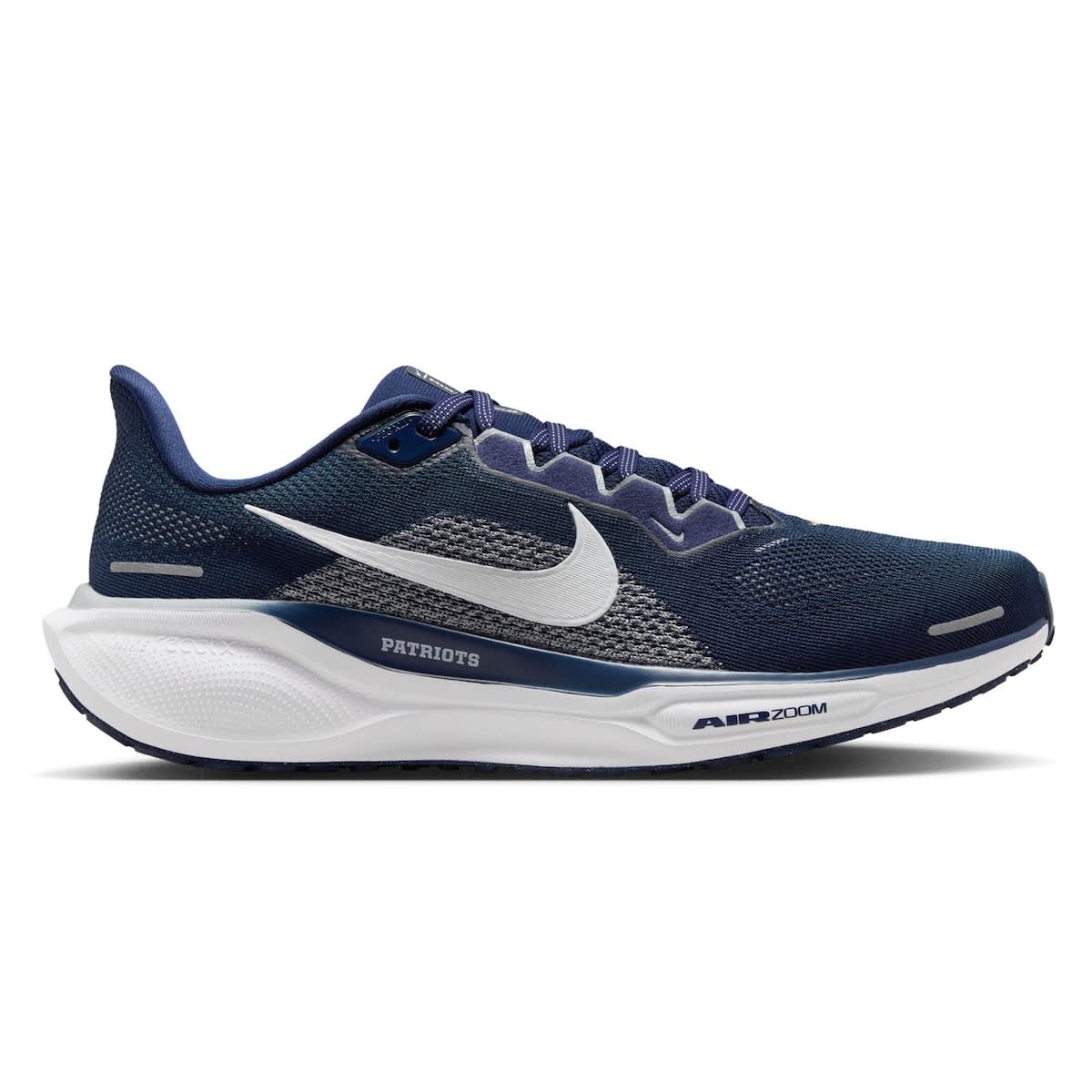 Nike Unisex Nike Navy New England Patriots Zoom Pegasus 41 Running Shoes, Main, color, 