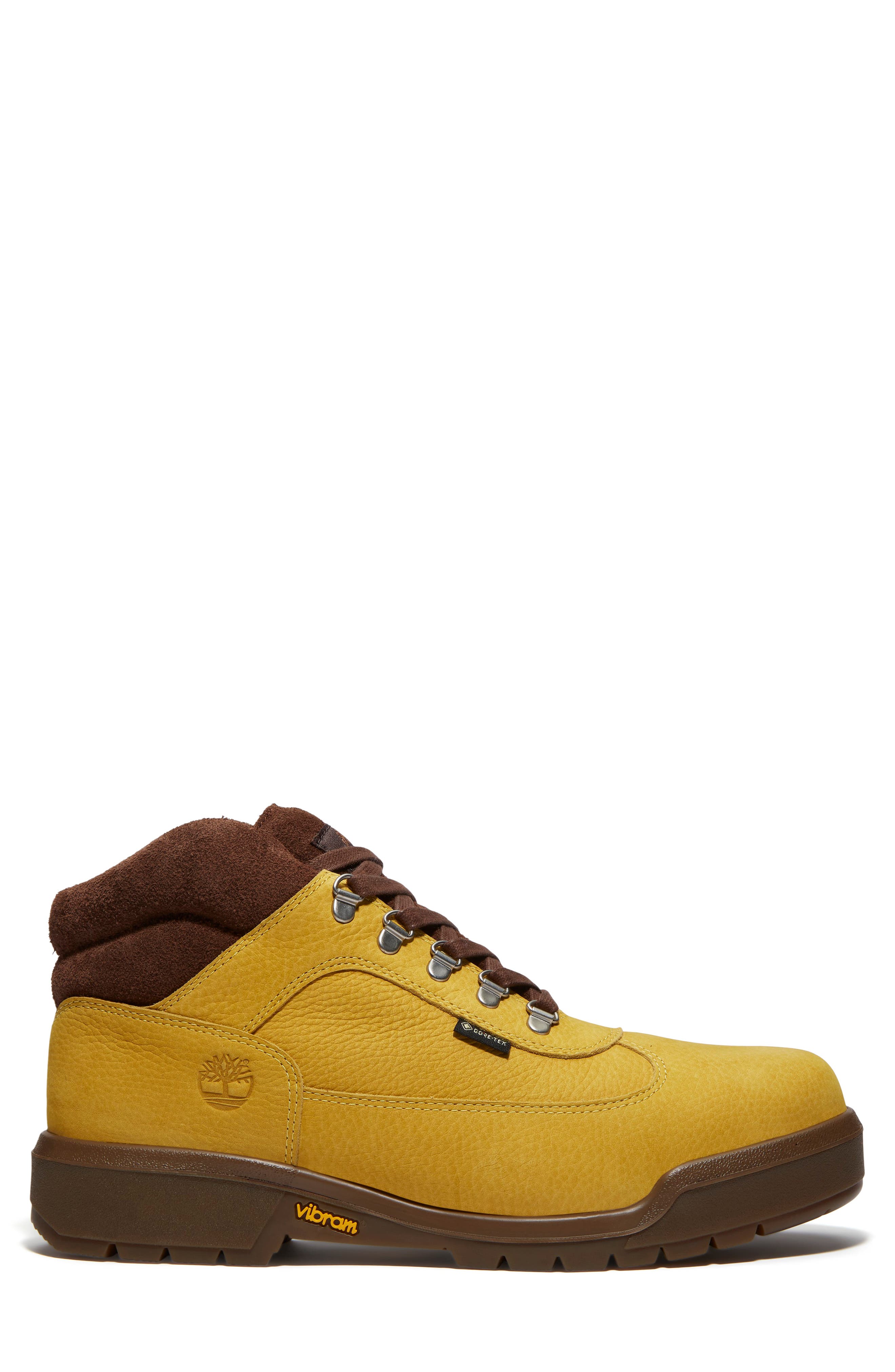 Timberland Field Gore-Tex<sup>®</sup> Waterproof Mid Boot, Alternate, color, Gold Nubuck