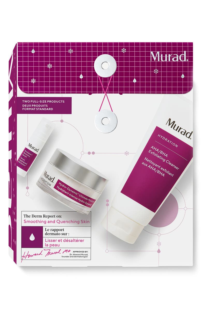 Murad<sup>®</sup> The Derm Report on: Soothing & Quenching Skin 3-Piece Gift Set, Alternate, color, 
