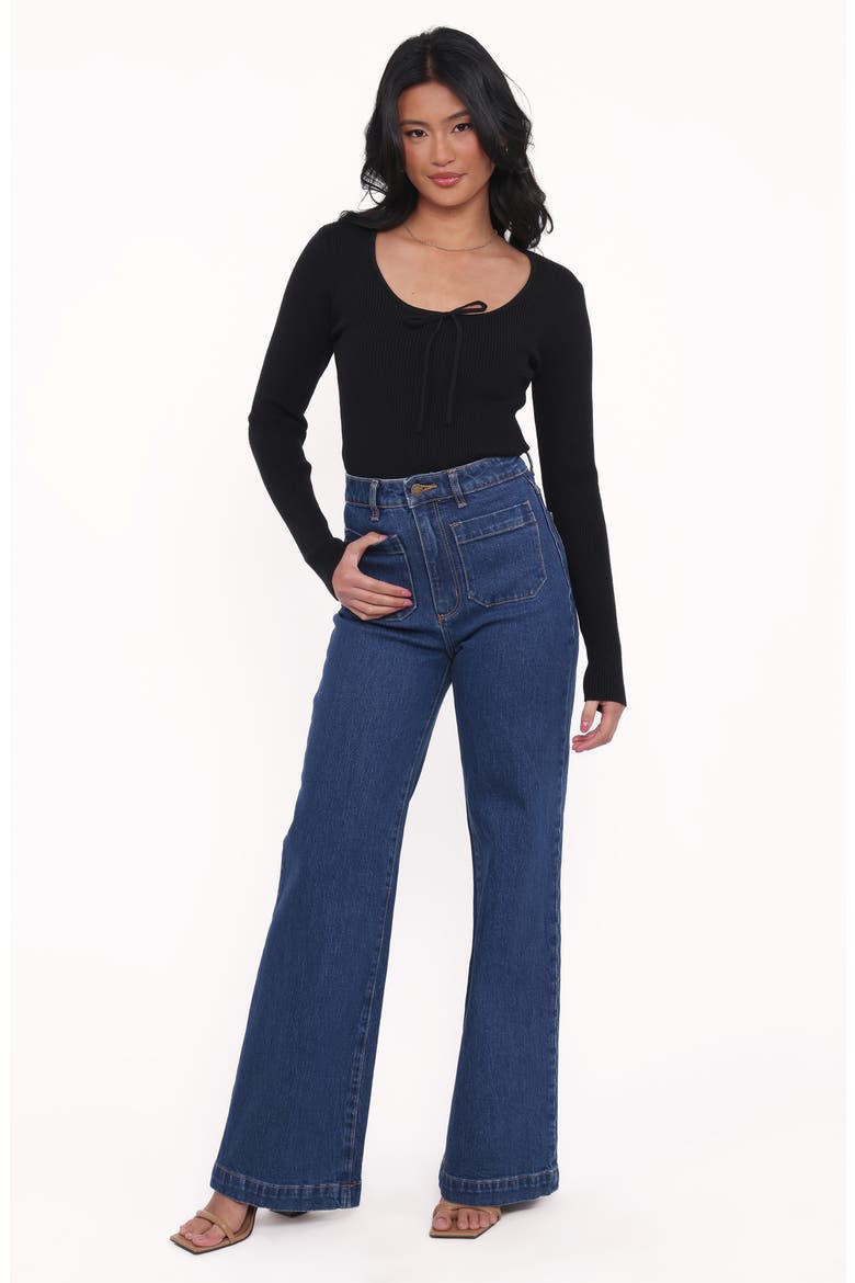 Cooper Rib Sweater, Alternate, color, BLACK