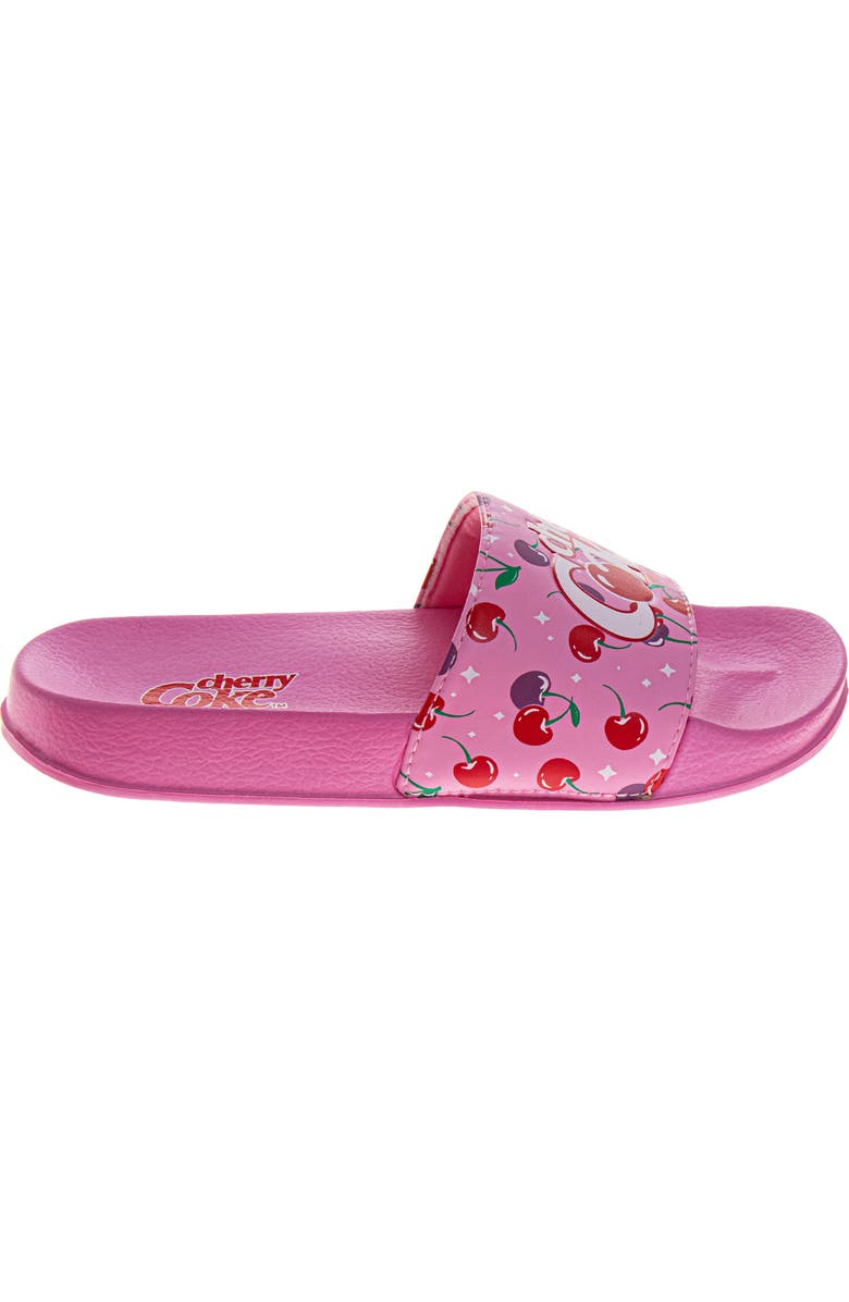 JOSMO Cherry Coke<sup>®</sup> Slide Sandal, Main, color, Pink
