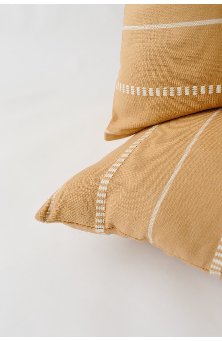 Loom Imports Brocade Lumbar Pillow, Alternate, color, Rust